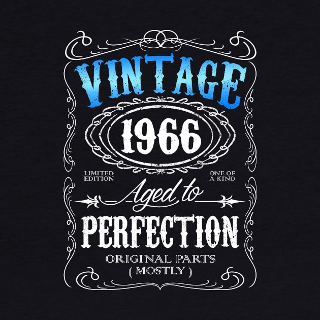 Vintage 1966 aged to perfection 50th birthday gift for men 1966 50 birthday by AwesomePrintableArt